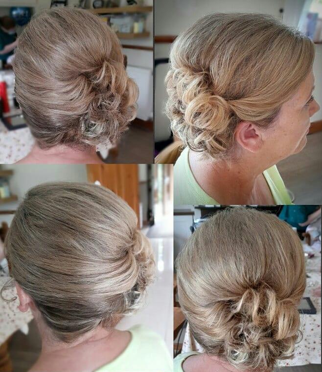 Asymmetrical Mother-of-the-Bride Updo