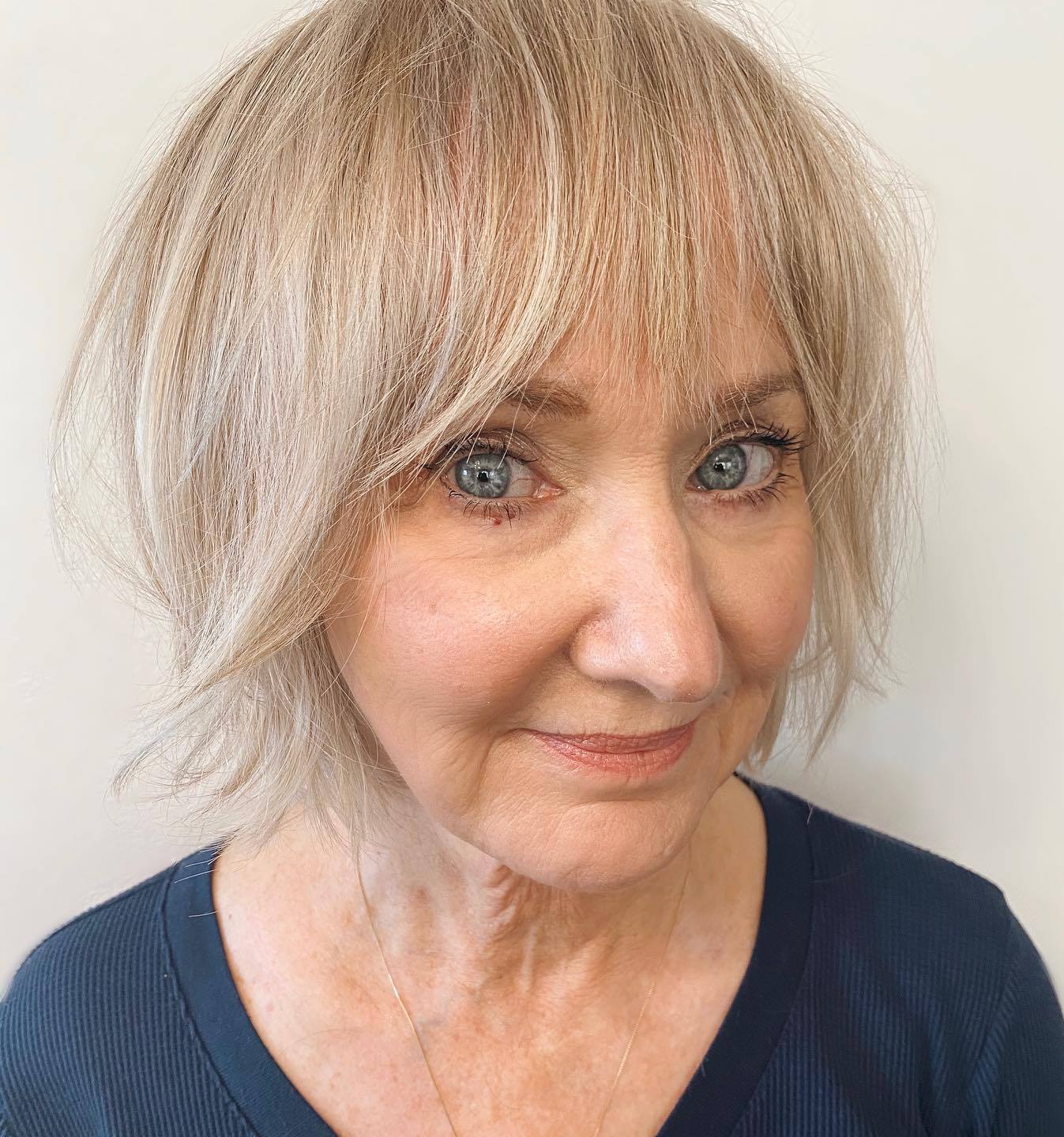 Wispy Bangs for Older Ladies