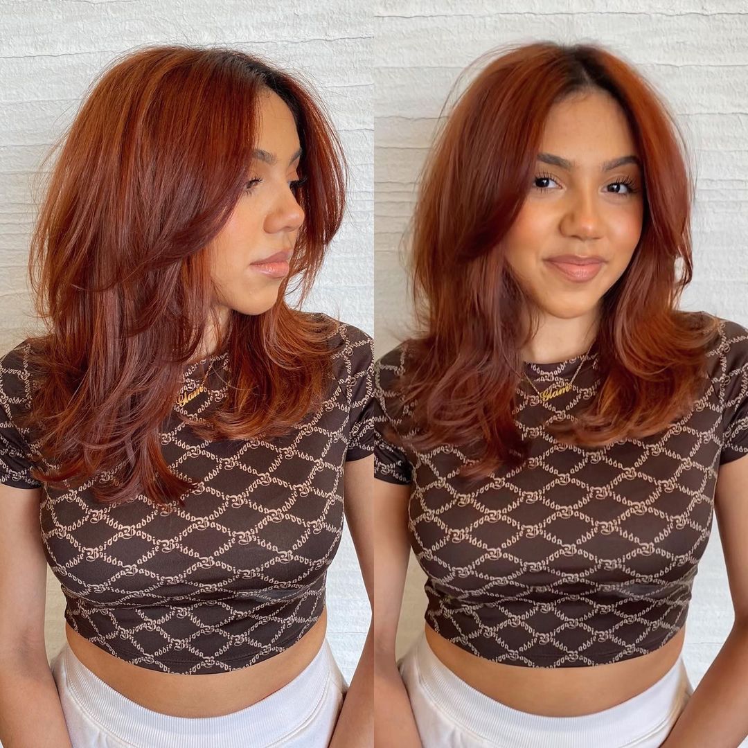 Midi-to-Long Wash-and-Go Cut with Piece-y Layers